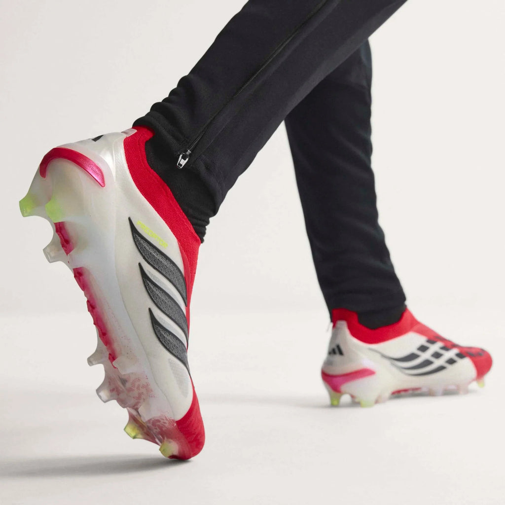 2026 New Arrival adidas Predator Elite Laceless FG Firm Ground Men´s Soccer Cleats - Red/Black/White wholesalehk.shop