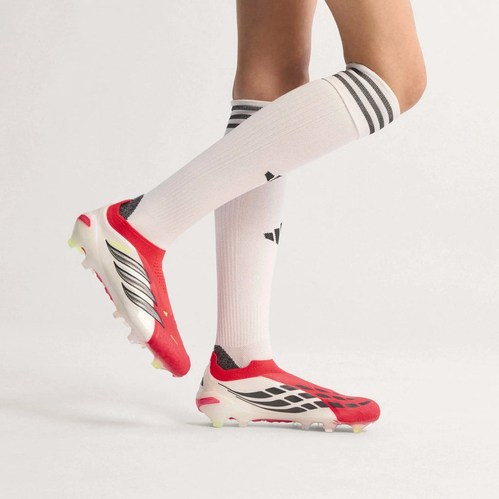 2026 New Arrival adidas Predator Elite Laceless FG Firm Ground Men´s Soccer Cleats - Red/Black/White wholesalehk.shop