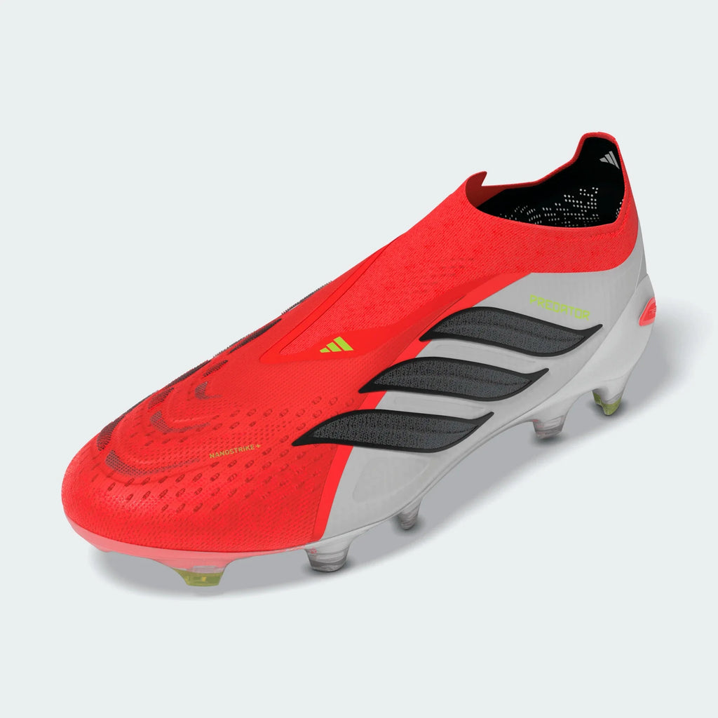 2026 New Arrival adidas Predator Elite Laceless FG Firm Ground Men´s Soccer Cleats - Red/Black/White wholesalehk.shop