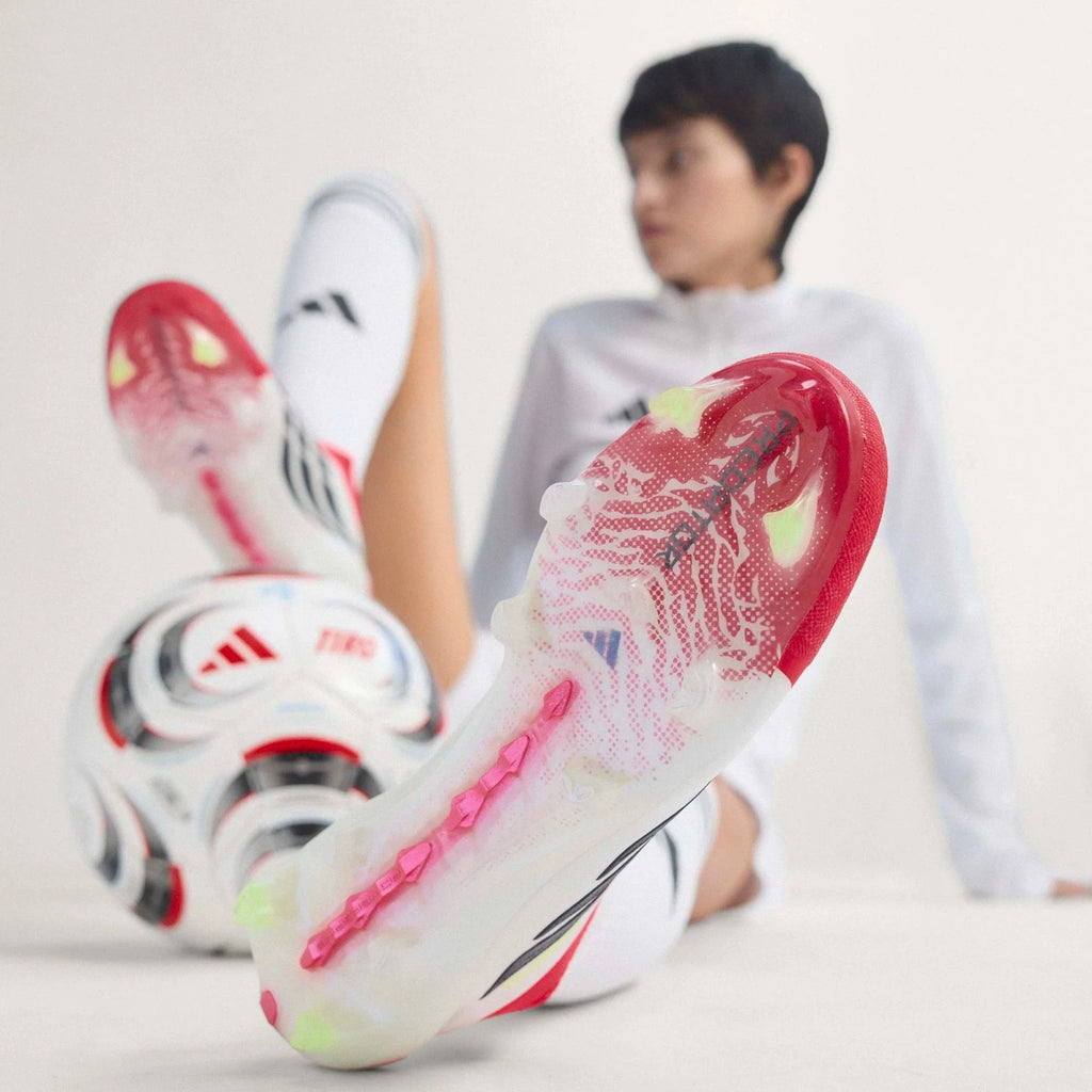 2026 New Arrival adidas Predator Elite Laceless FG Firm Ground Men´s Soccer Cleats - Red/Black/White wholesalehk.shop