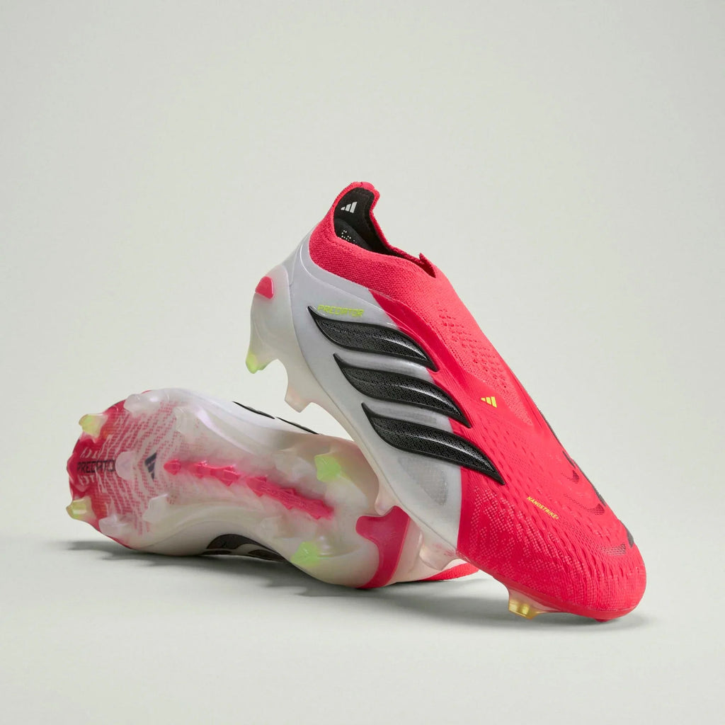 2026 New Arrival adidas Predator Elite Laceless FG Firm Ground Men´s Soccer Cleats - Red/Black/White wholesalehk.shop