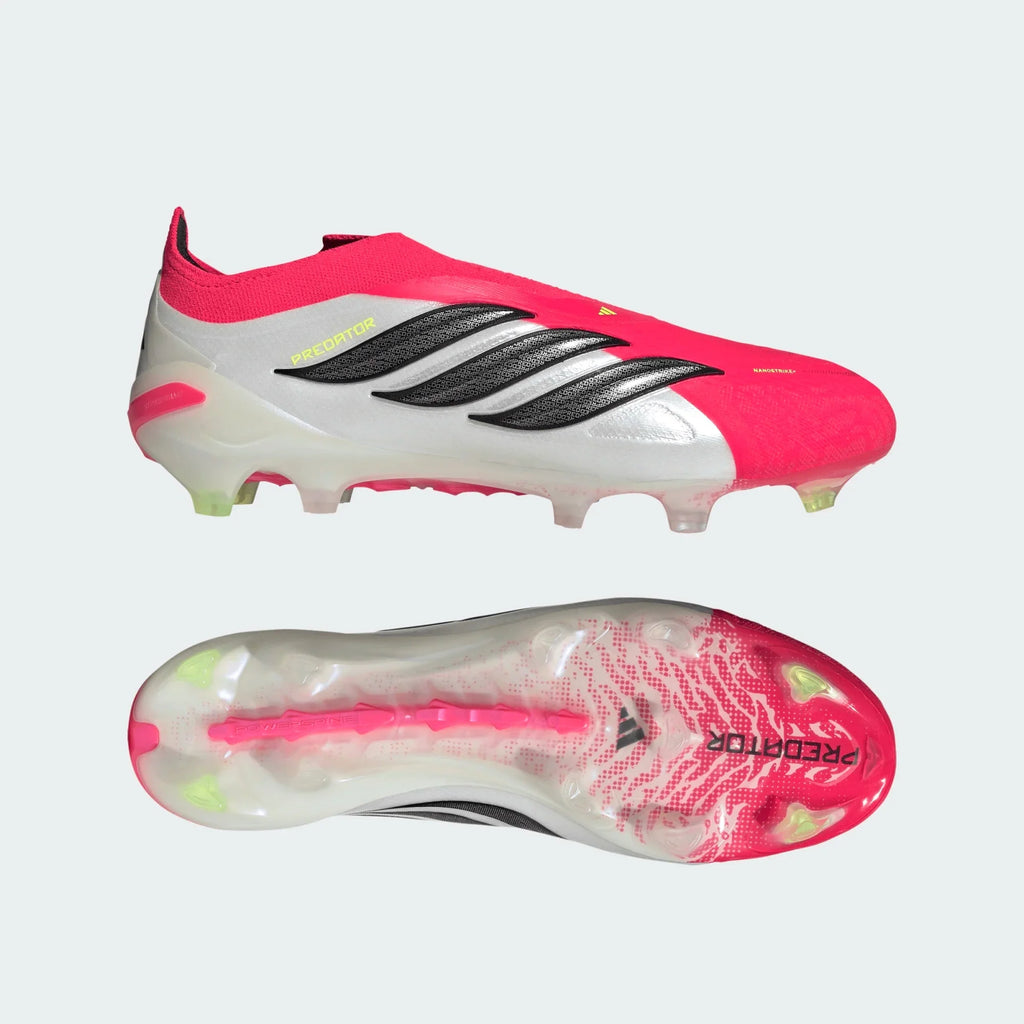2026 New Arrival adidas Predator Elite Laceless FG Firm Ground Men´s Soccer Cleats - Red/Black/White wholesalehk.shop