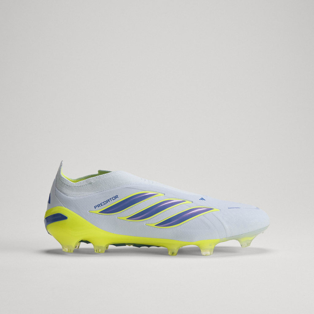 2026 New Arrival adidas Predator Elite Laceless FG Firm Ground Men's Soccer Cleats - Sky/Blue/Yellow wholesalehk.shop