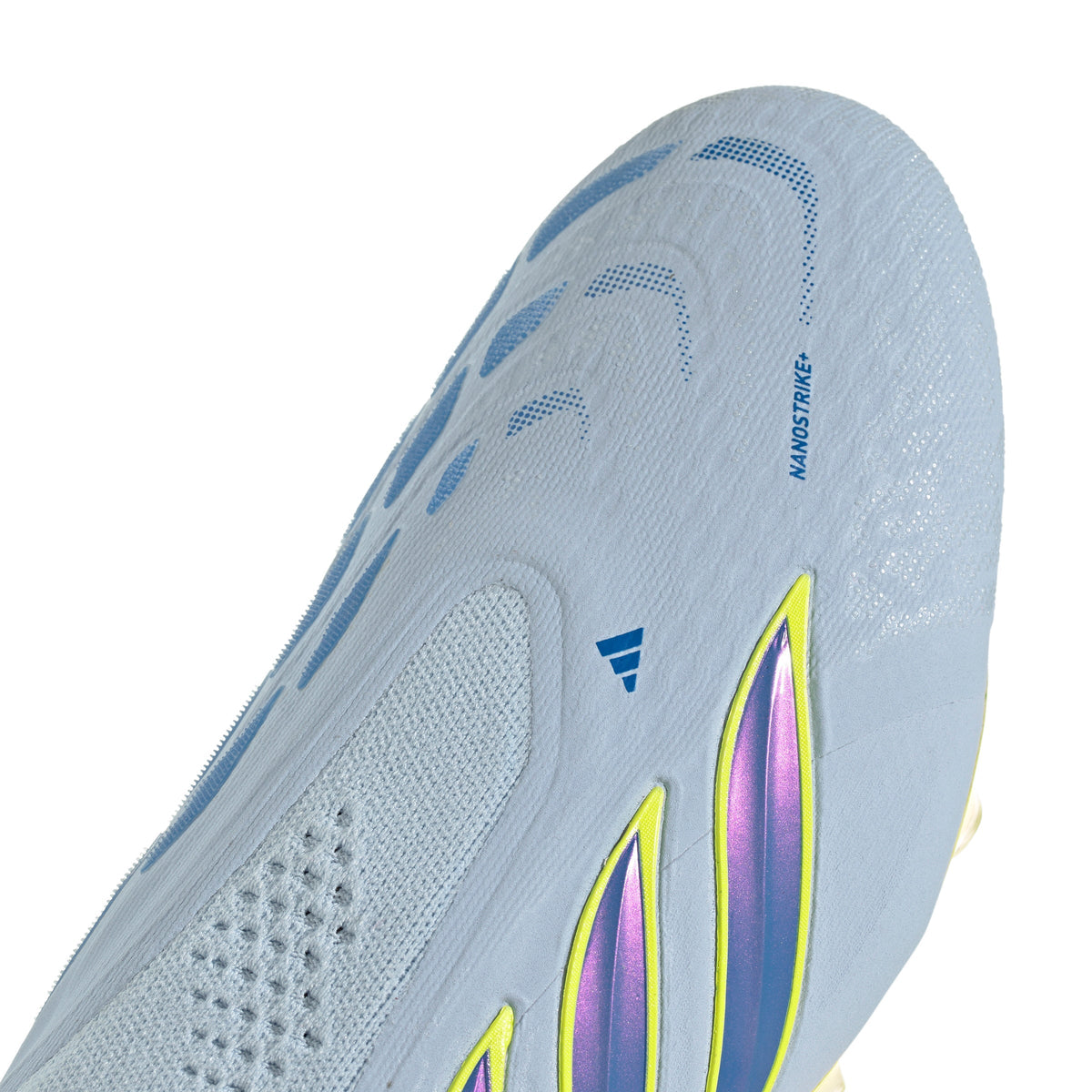 2026 New Arrival adidas Predator Elite Laceless FG Firm Ground Men's Soccer Cleats - Sky/Blue/Yellow wholesalehk.shop