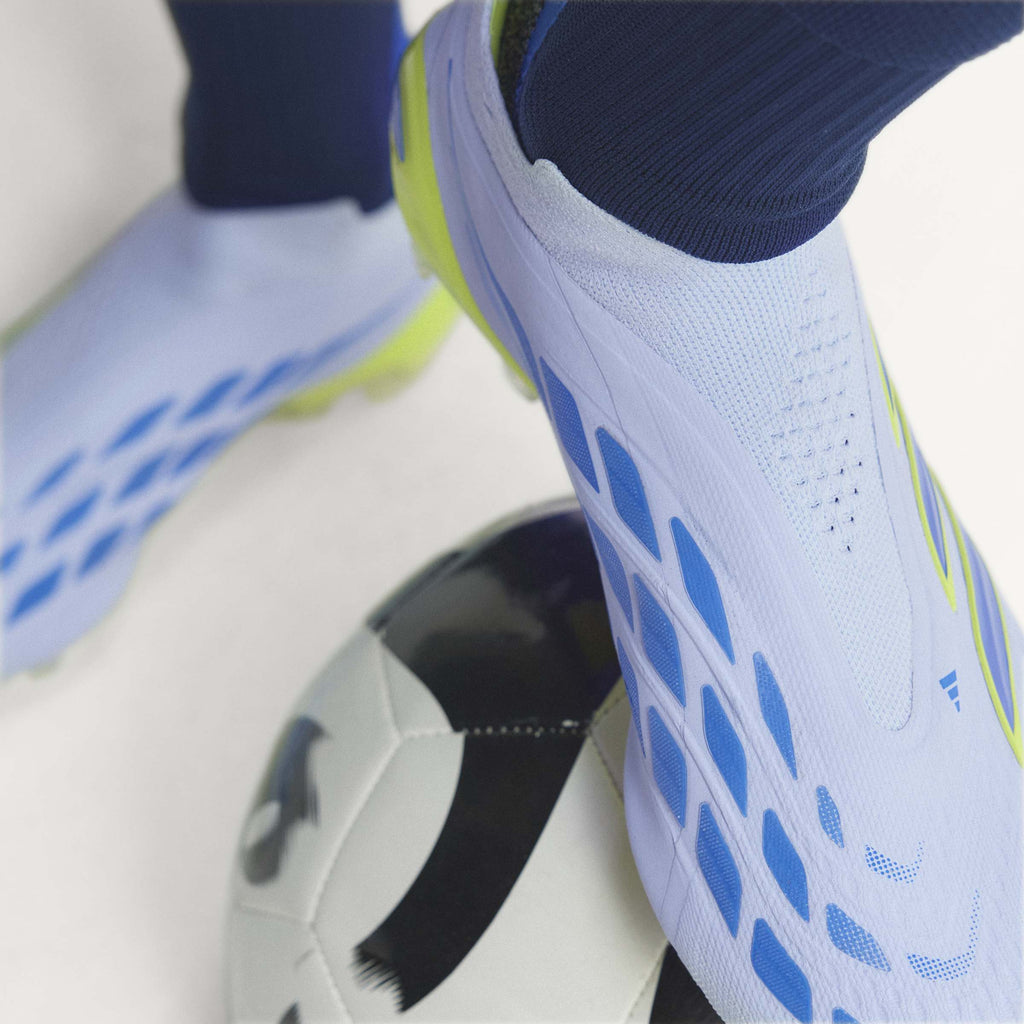 2026 New Arrival adidas Predator Elite Laceless FG Firm Ground Men's Soccer Cleats - Sky/Blue/Yellow wholesalehk.shop
