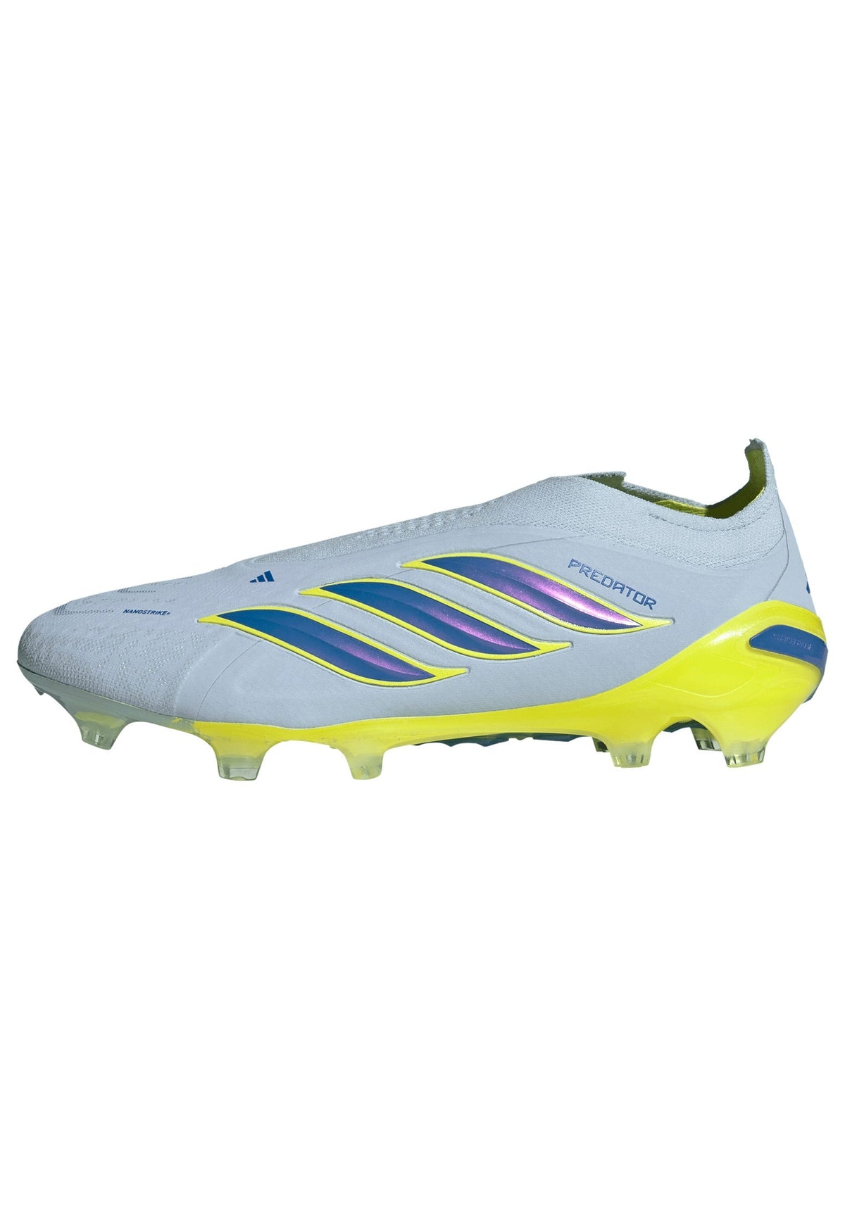 2026 New Arrival adidas Predator Elite Laceless FG Firm Ground Men's Soccer Cleats - Sky/Blue/Yellow wholesalehk.shop