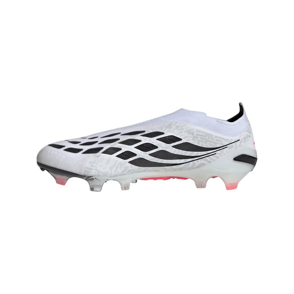 2026 New Arrival adidas Predator Elite Laceless Firm Ground Men's Soccer Cleats - White/SolarTurbo/Black wholesalehk.shop