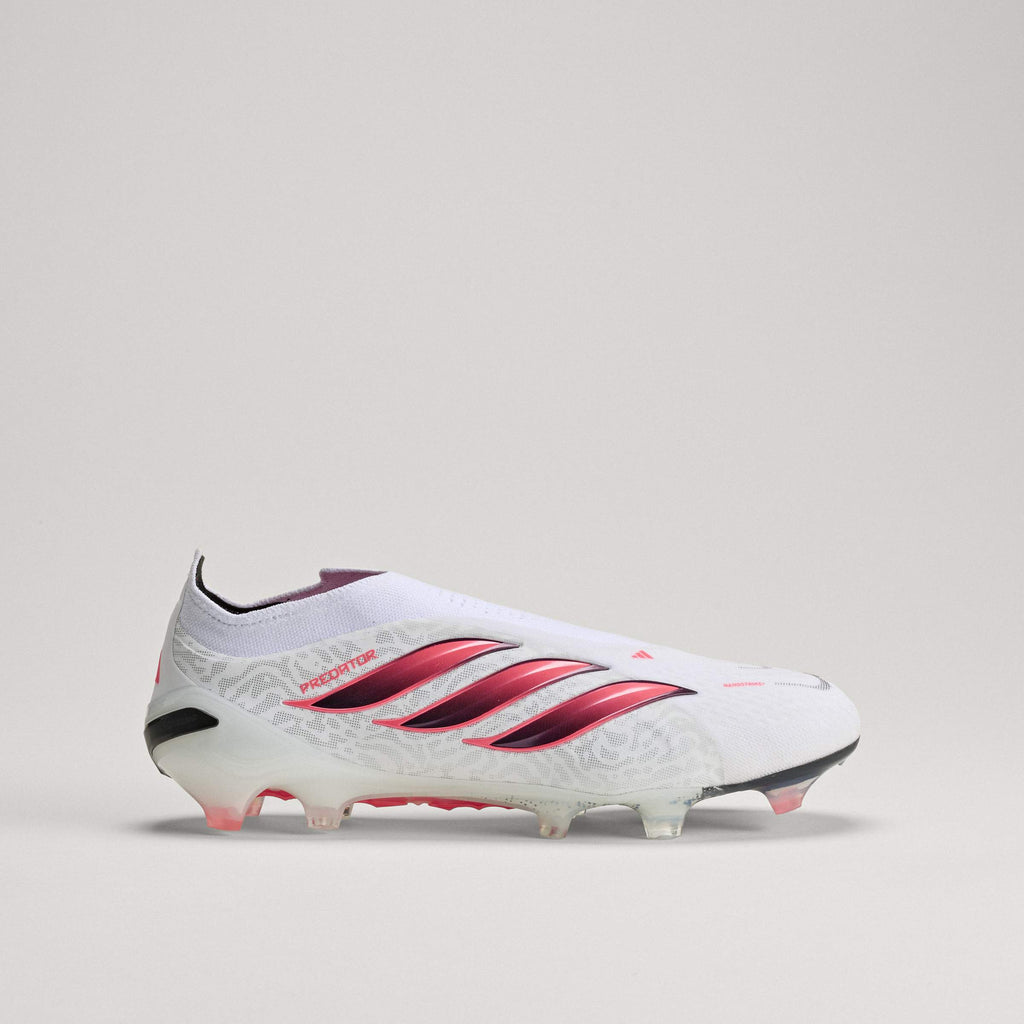 2026 New Arrival adidas Predator Elite Laceless Firm Ground Men's Soccer Cleats - White/SolarTurbo/Black wholesalehk.shop