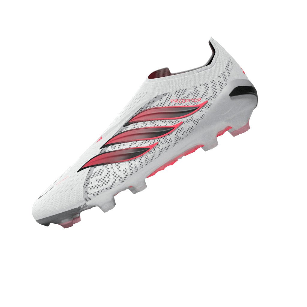 2026 New Arrival adidas Predator Elite Laceless Firm Ground Men's Soccer Cleats - White/SolarTurbo/Black wholesalehk.shop
