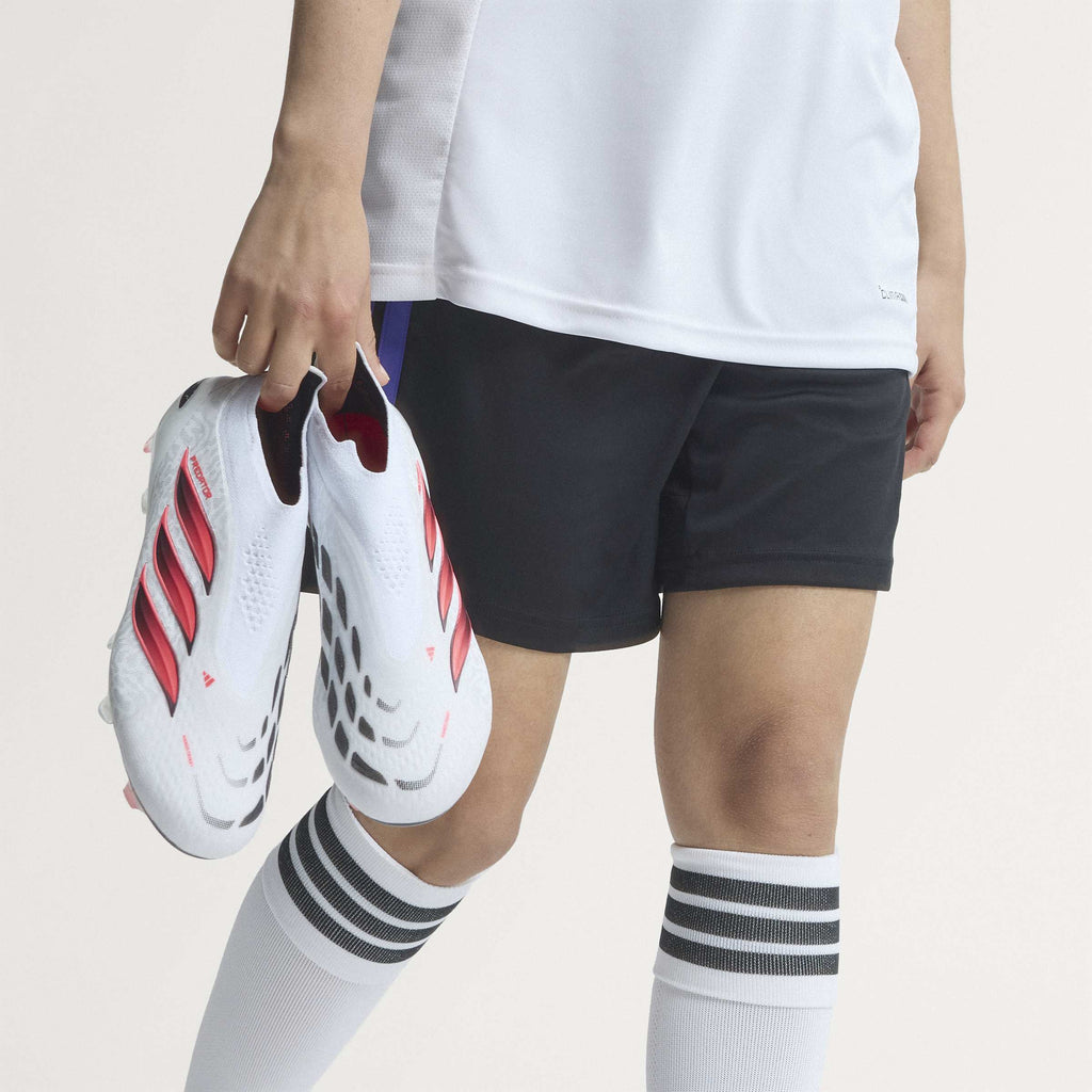 2026 New Arrival adidas Predator Elite Laceless Firm Ground Men's Soccer Cleats - White/SolarTurbo/Black wholesalehk.shop