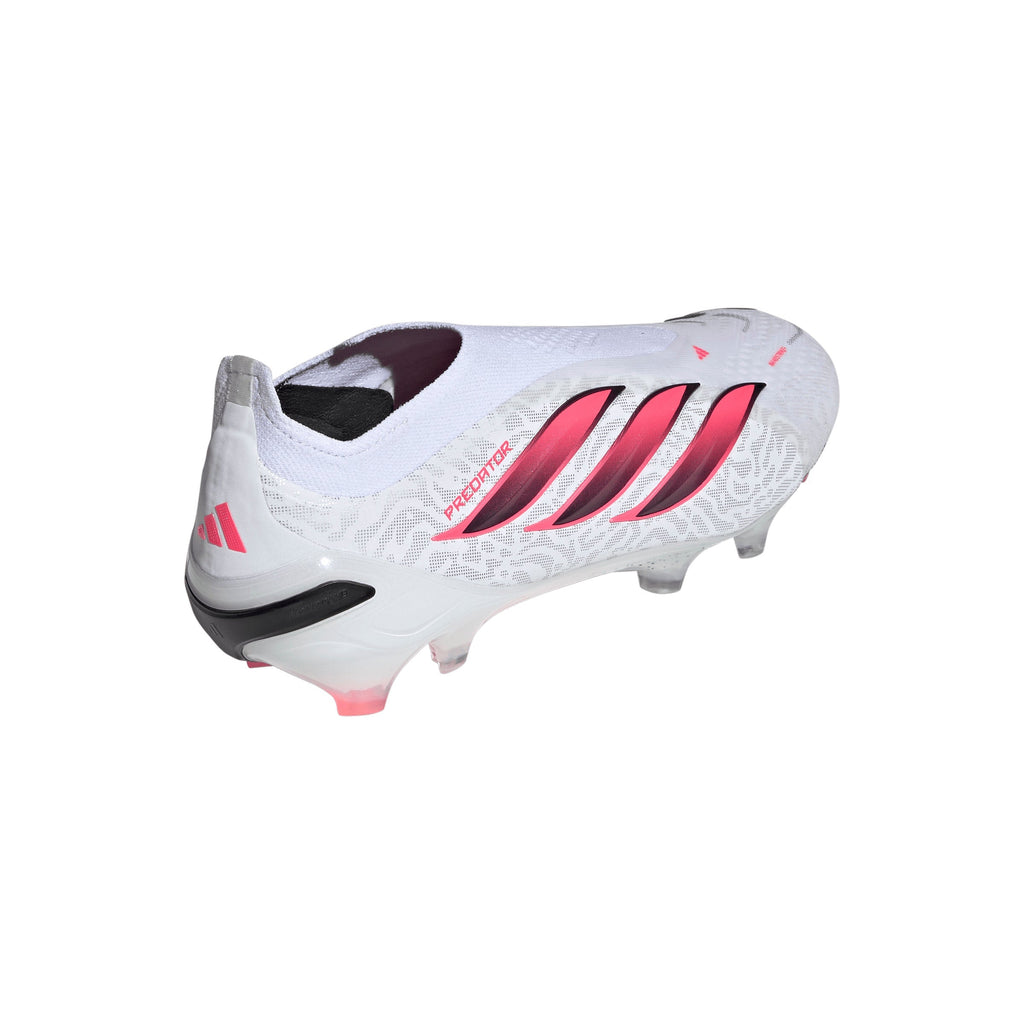 2026 New Arrival adidas Predator Elite Laceless Firm Ground Men's Soccer Cleats - White/SolarTurbo/Black wholesalehk.shop