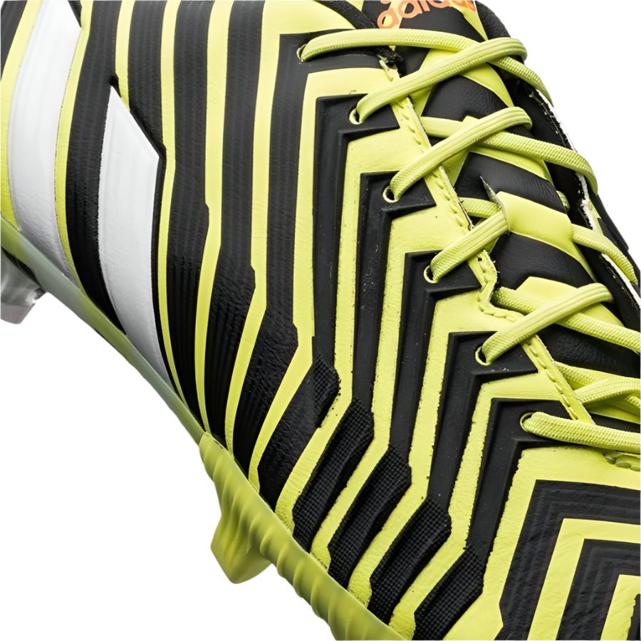 2026 New Arrival adidas Predator Instinct FG Firm Ground Soccer Cleats - Flash Yellow/White/Dark Grey wholesalehk.shop
