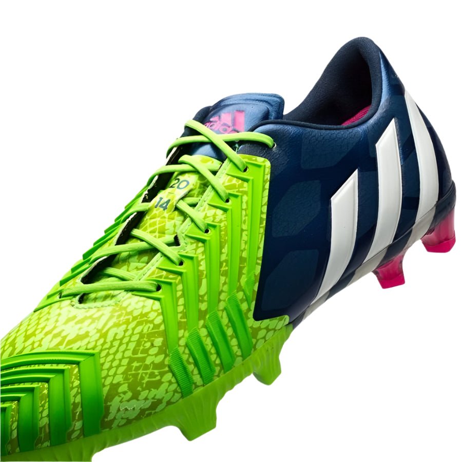 2026 New Arrival adidas Predator Instinct FG Firm Ground Soccer Cleats - Rich Blue/White/Neon Green wholesalehk.shop