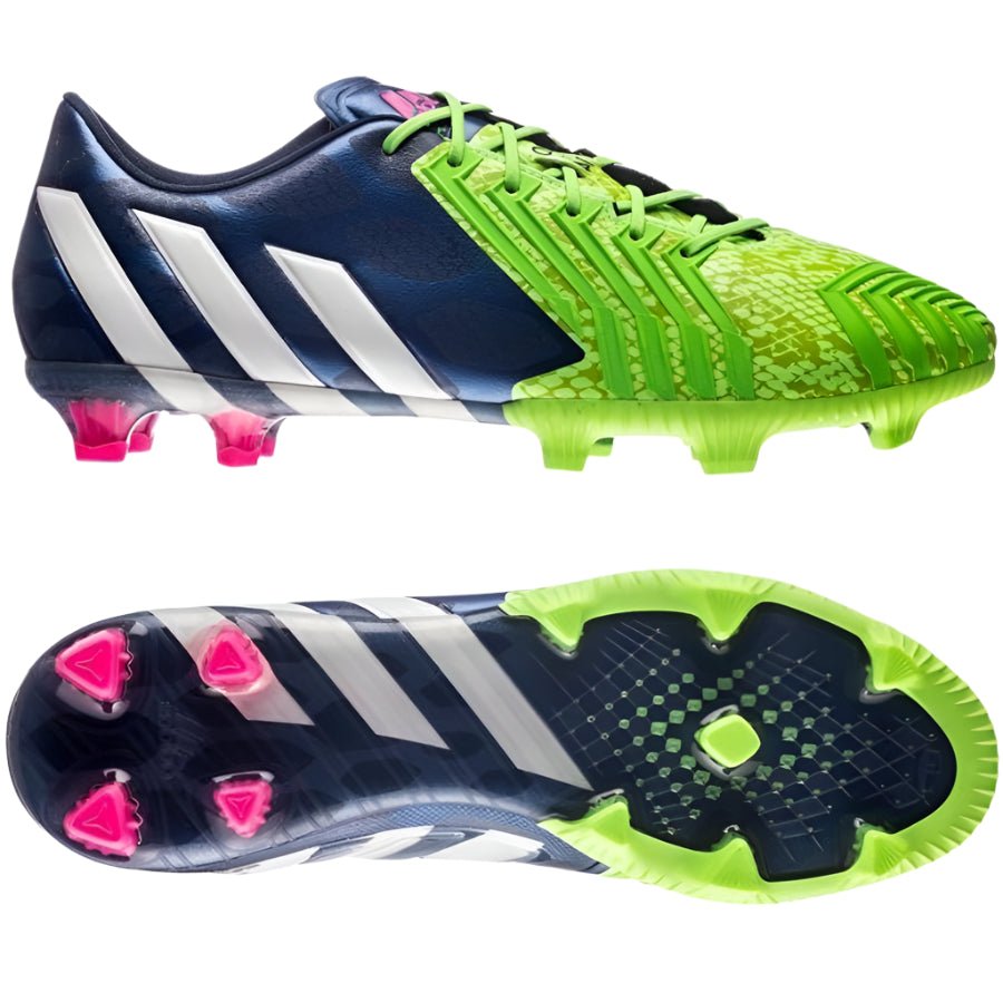 2026 New Arrival adidas Predator Instinct FG Firm Ground Soccer Cleats - Rich Blue/White/Neon Green wholesalehk.shop