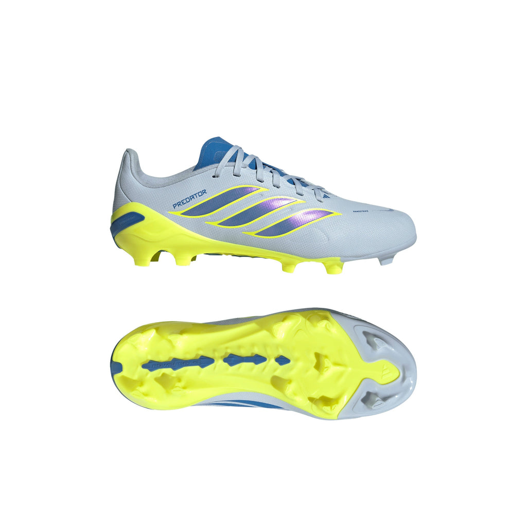 2026 New Arrival adidas Predator League FG Firm Ground Youth Soccer Cleats -Sky/Blue/Yellow wholesalehk.shop
