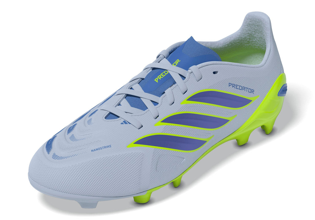 2026 New Arrival adidas Predator League FG Firm Ground Youth Soccer Cleats -Sky/Blue/Yellow wholesalehk.shop