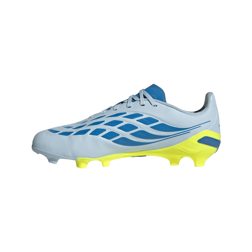 2026 New Arrival adidas Predator League FG Firm Ground Youth Soccer Cleats -Sky/Blue/Yellow wholesalehk.shop