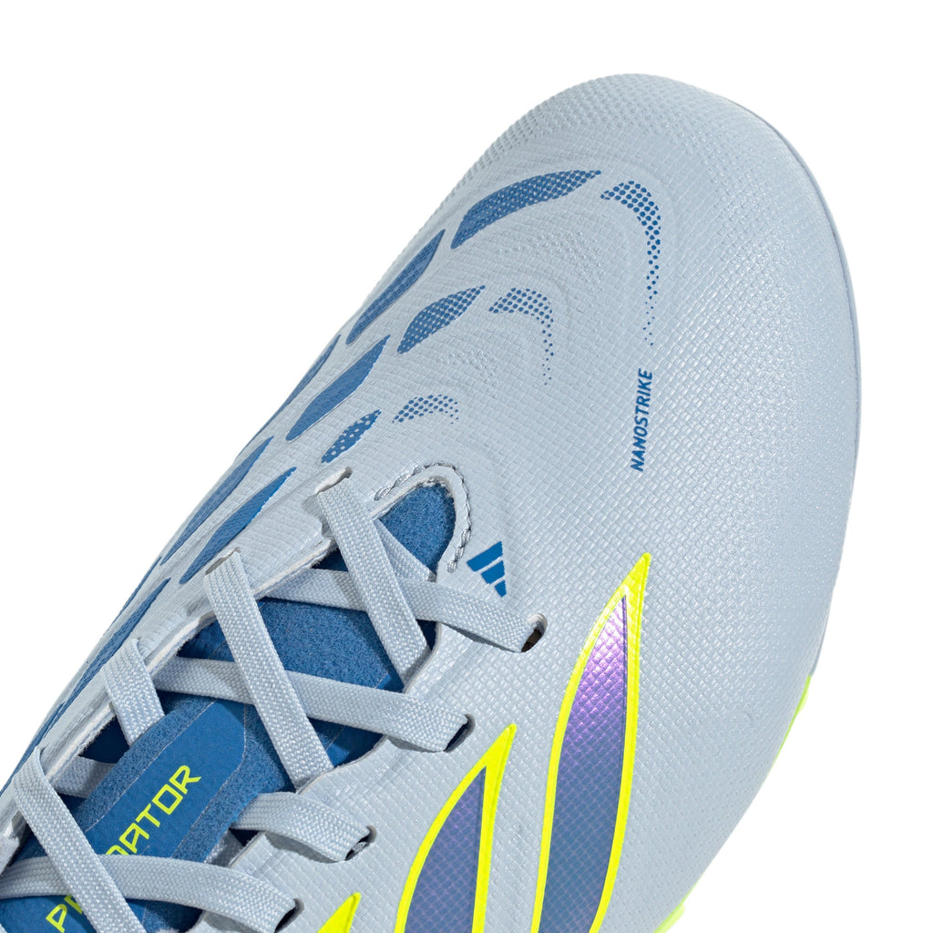 2026 New Arrival adidas Predator League FG Firm Ground Youth Soccer Cleats -Sky/Blue/Yellow wholesalehk.shop