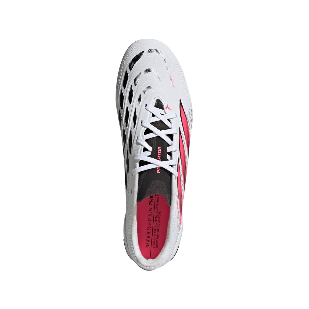 2026 New Arrival adidas Predator League  Firm Ground Men's Soccer Cleats - White/Solar Turbo/Black wholesalehk.shop