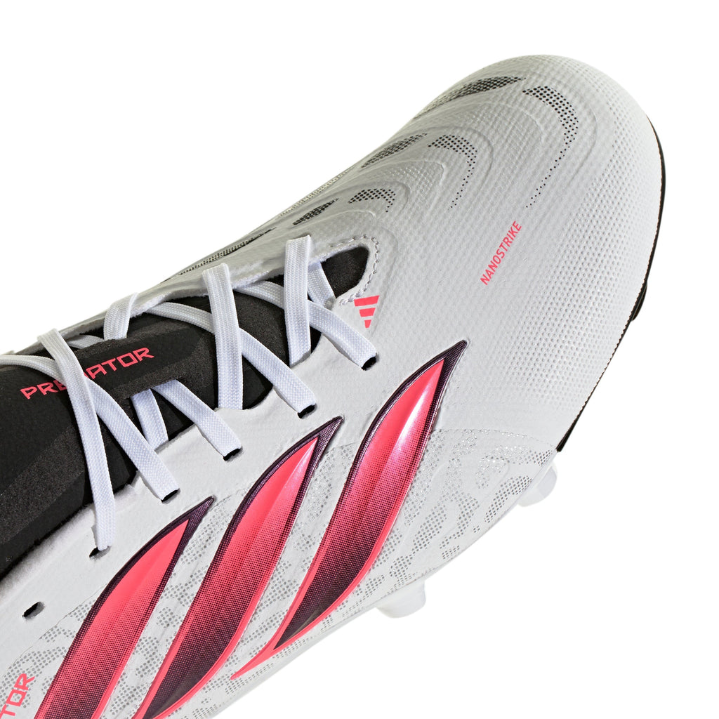 2026 New Arrival adidas Predator League  Firm Ground Men's Soccer Cleats - White/Solar Turbo/Black wholesalehk.shop