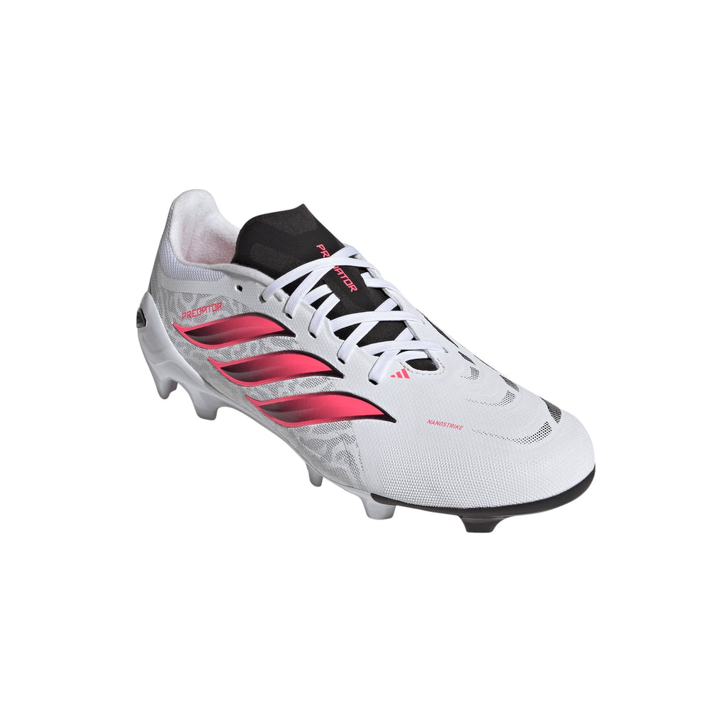 2026 New Arrival adidas Predator League  Firm Ground Men's Soccer Cleats - White/Solar Turbo/Black wholesalehk.shop