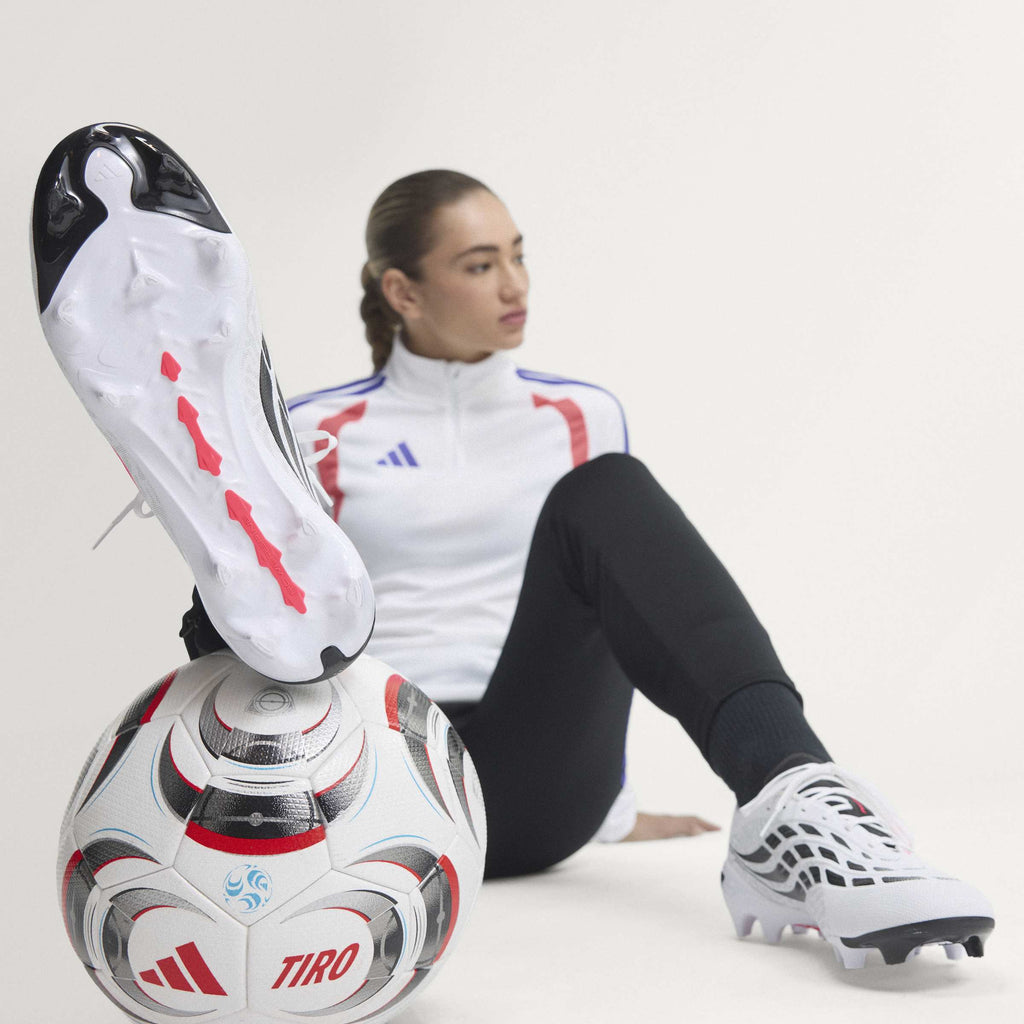 2026 New Arrival adidas Predator League  Firm Ground Men's Soccer Cleats - White/Solar Turbo/Black wholesalehk.shop