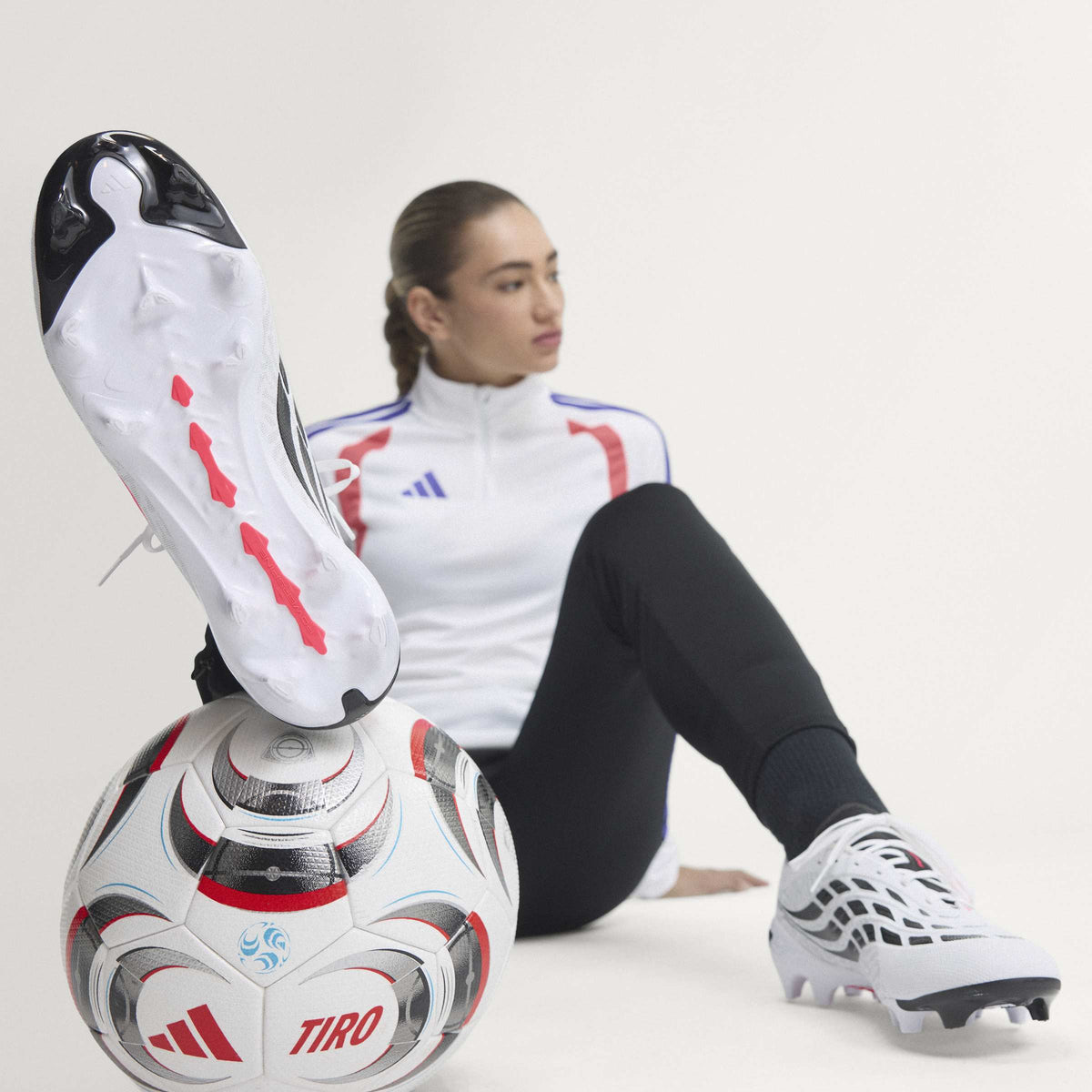 2026 New Arrival adidas Predator League  Firm Ground Men's Soccer Cleats - White/Solar Turbo/Black wholesalehk.shop