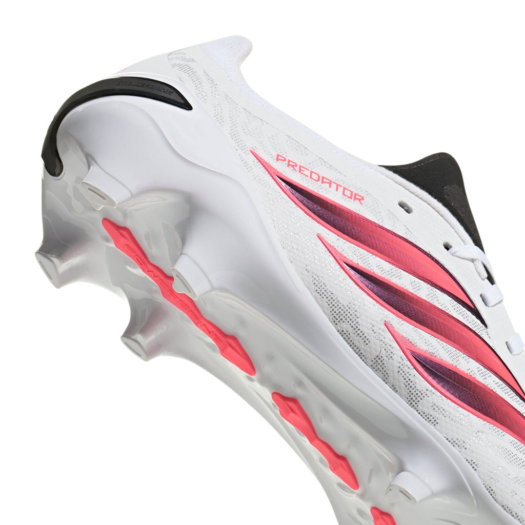 2026 New Arrival adidas Predator League  Firm Ground Men's Soccer Cleats - White/Solar Turbo/Black wholesalehk.shop