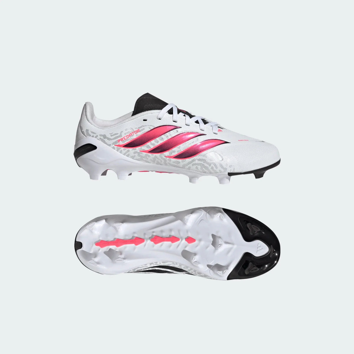 2026 New Arrival adidas Predator League Firm Ground Youth Soccer Cleats - White/Solar Turbo/Black wholesalehk.shop
