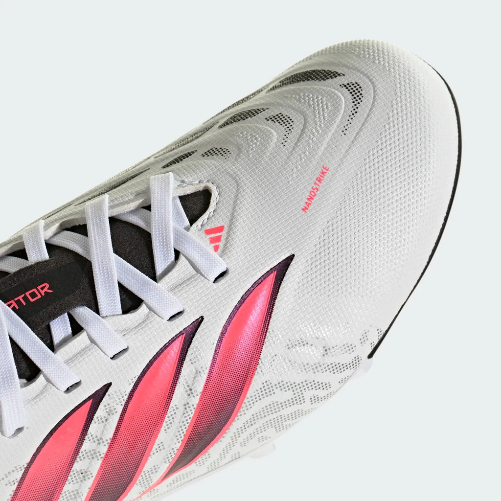 2026 New Arrival adidas Predator League Firm Ground Youth Soccer Cleats - White/Solar Turbo/Black wholesalehk.shop