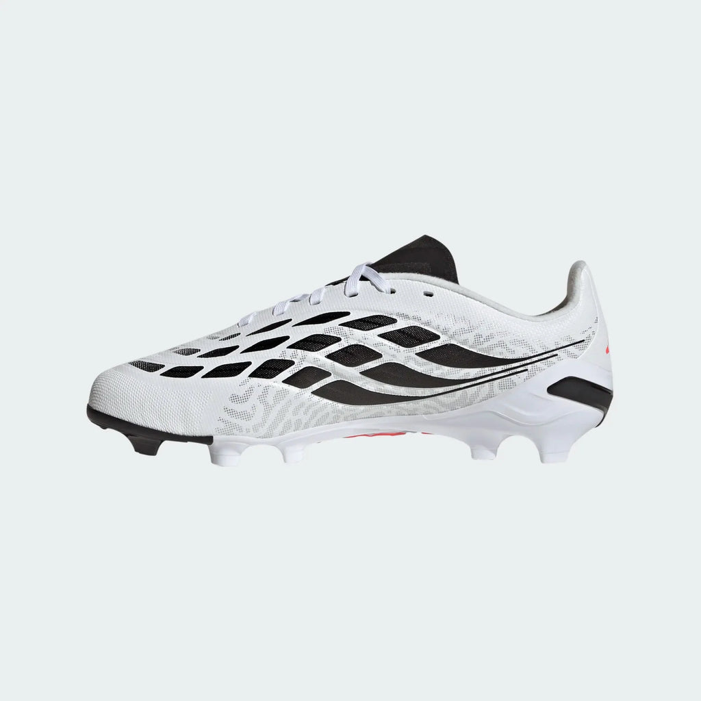 2026 New Arrival adidas Predator League Firm Ground Youth Soccer Cleats - White/Solar Turbo/Black wholesalehk.shop