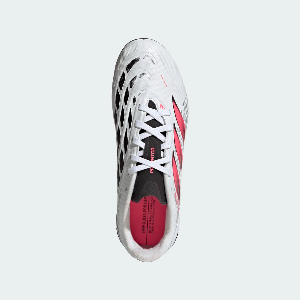 2026 New Arrival adidas Predator League Firm Ground Youth Soccer Cleats - White/Solar Turbo/Black wholesalehk.shop