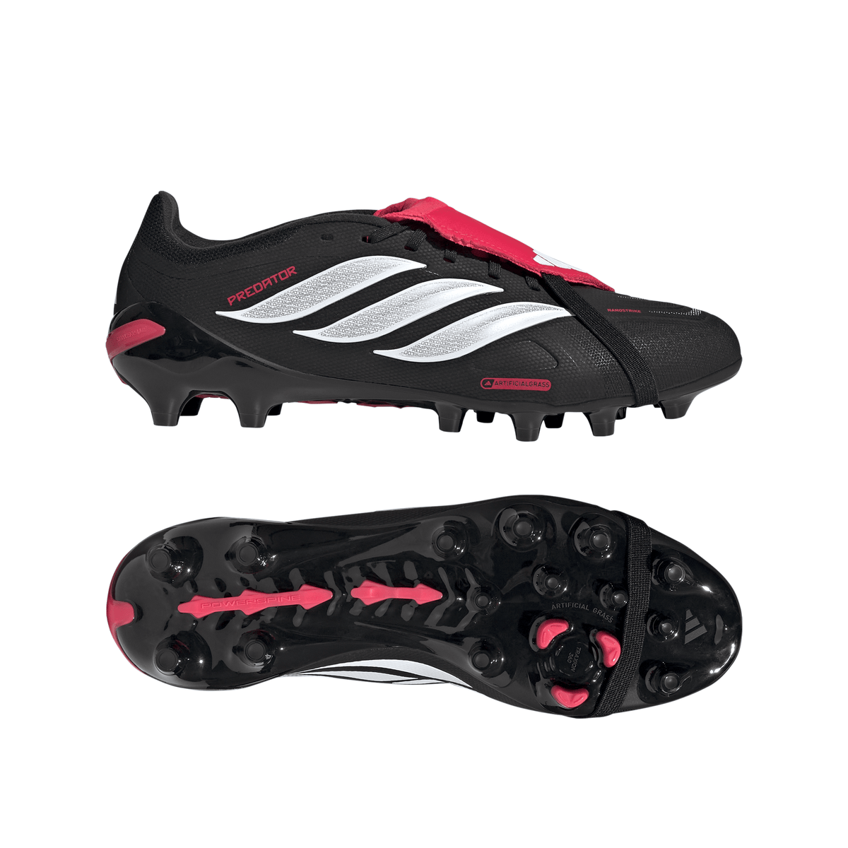 2026 New Arrival adidas Predator League Fold-Over Tongue AG Artificial Ground Men´s Soccer Cleats - Black wholesalehk.shop