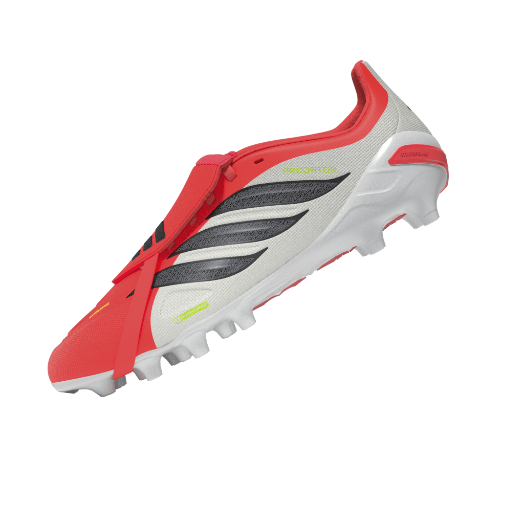 2026 New Arrival adidas Predator League Fold-Over Tongue AG Artificial Ground Youth Soccer Cleats - Red/Black/White wholesalehk.shop