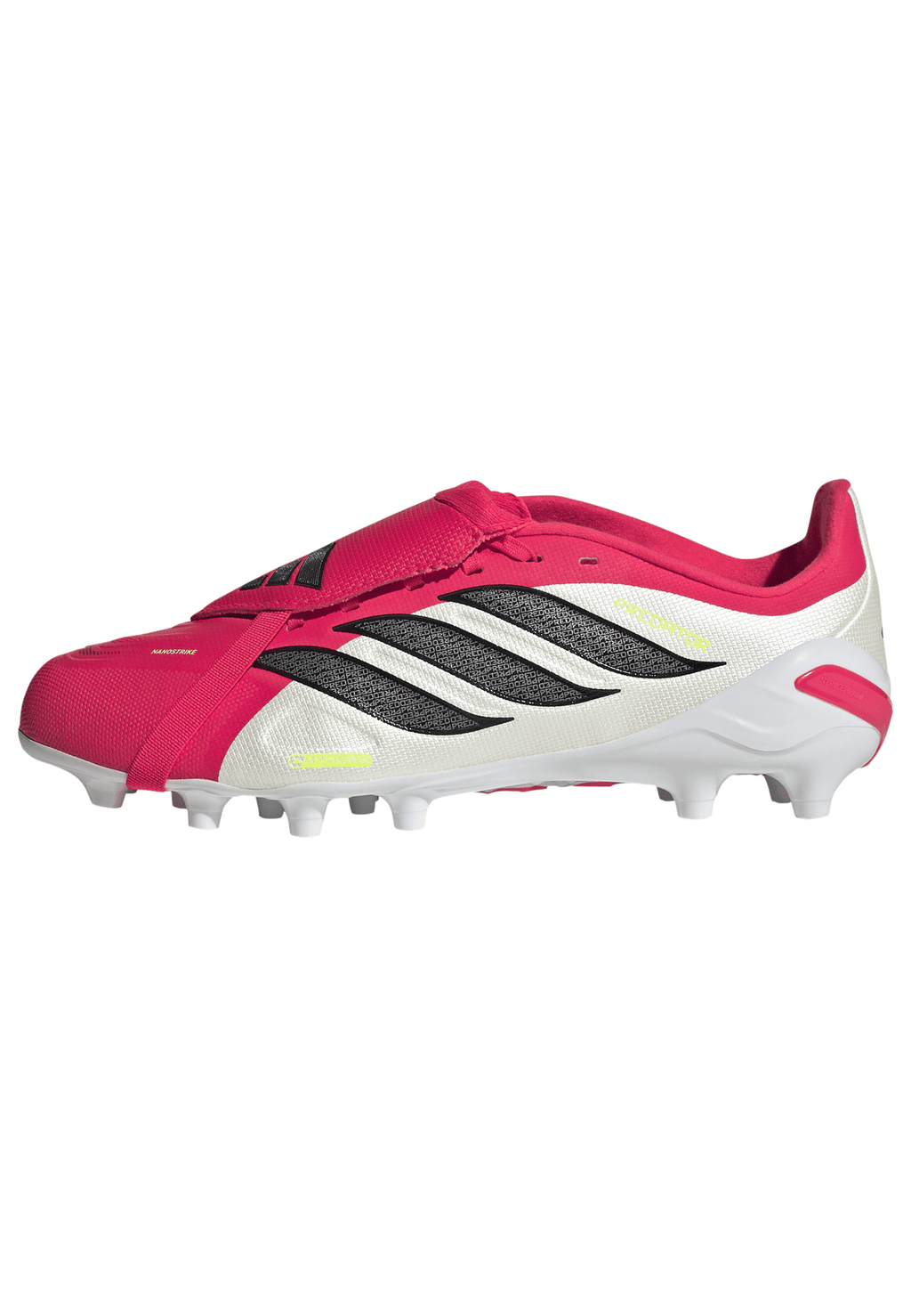 2026 New Arrival adidas Predator League Fold-Over Tongue AG Artificial Ground Youth Soccer Cleats - Red/Black/White wholesalehk.shop