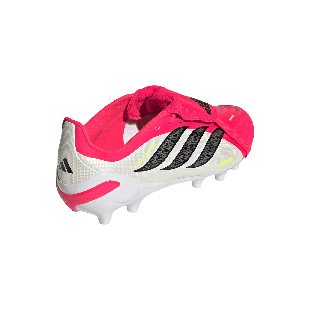 2026 New Arrival adidas Predator League Fold-Over Tongue AG Artificial Ground Youth Soccer Cleats - Red/Black/White wholesalehk.shop