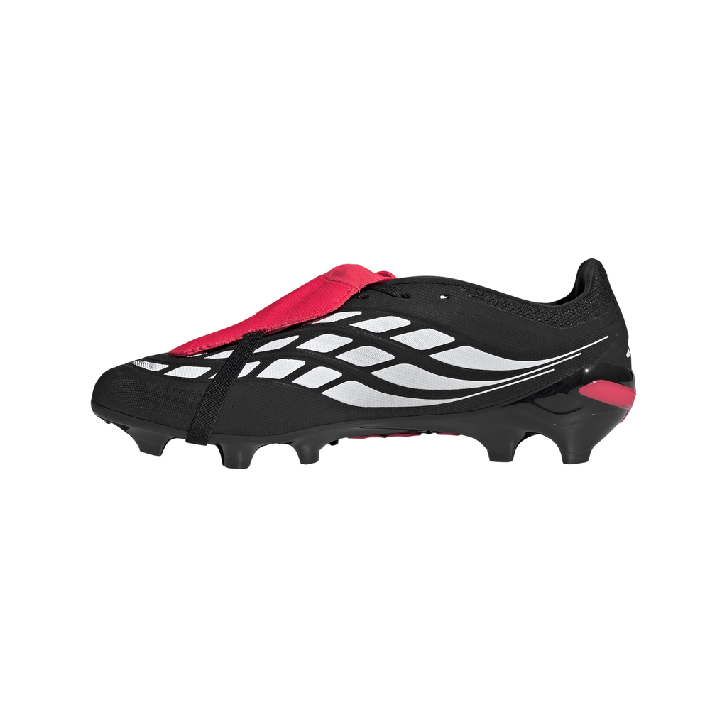 2026 New Arrival adidas Predator League Fold-Over Tongue FG Firm Ground Men´s Soccer Cleats - Black/White wholesalehk.shop