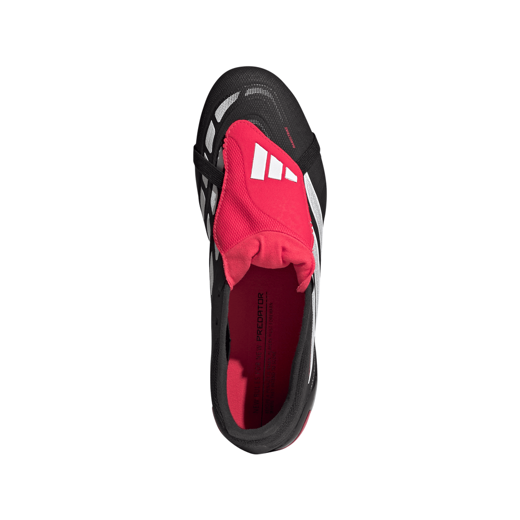 2026 New Arrival adidas Predator League Fold-Over Tongue FG Firm Ground Men´s Soccer Cleats - Black/White wholesalehk.shop