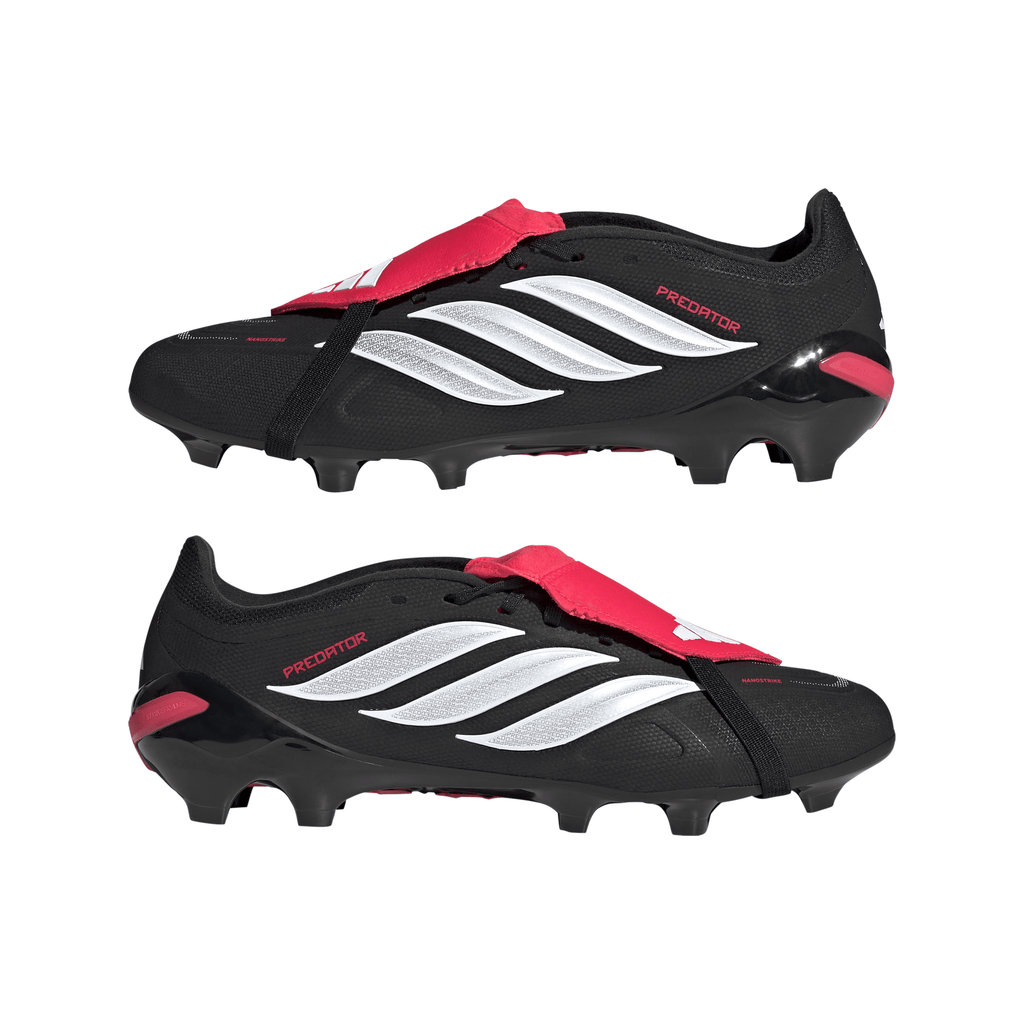 2026 New Arrival adidas Predator League Fold-Over Tongue FG Firm Ground Men´s Soccer Cleats - Black/White wholesalehk.shop