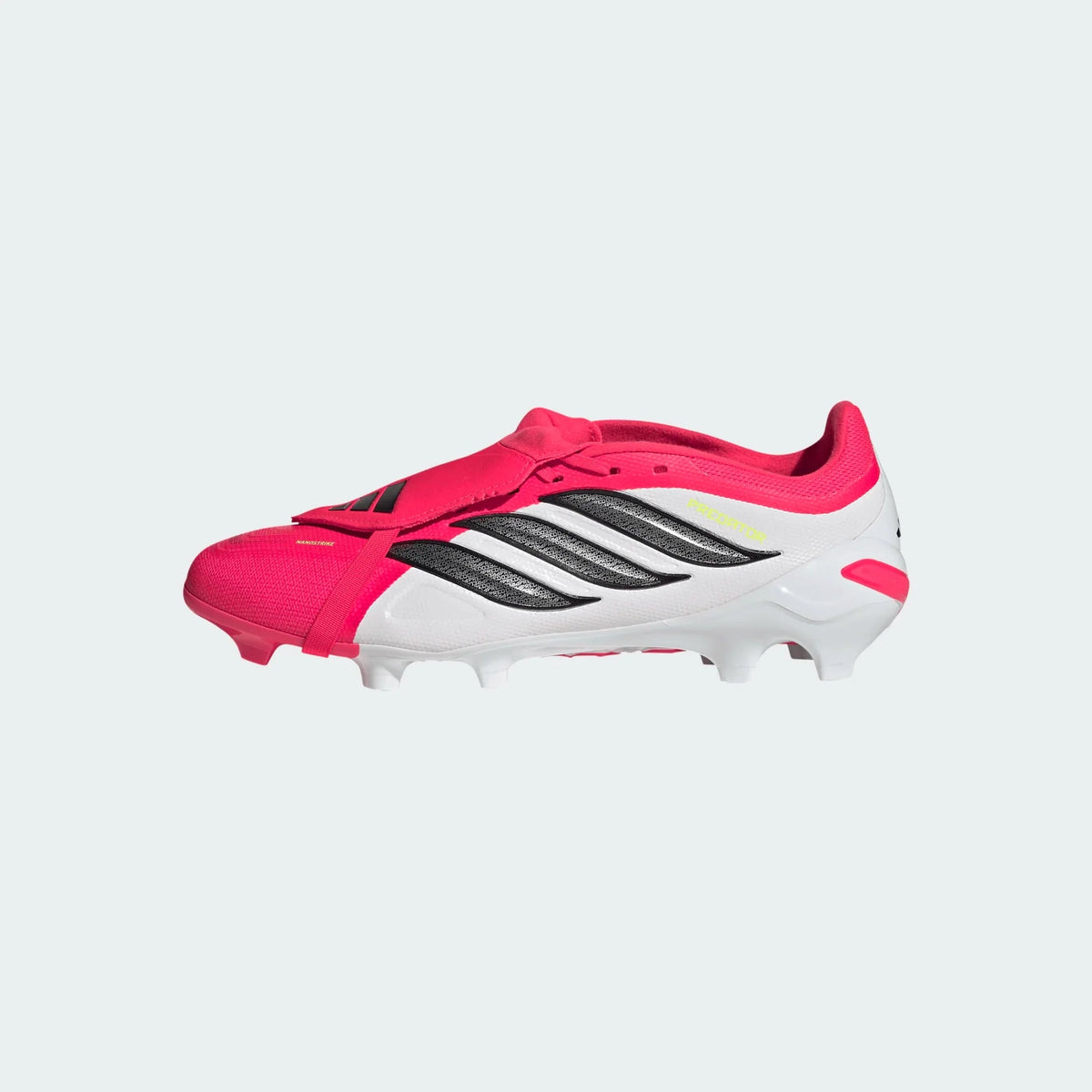 2026 New Arrival adidas Predator League Fold-Over Tongue FG Firm Ground Men´s Soccer Cleats - Lucid Red/Black wholesalehk.shop