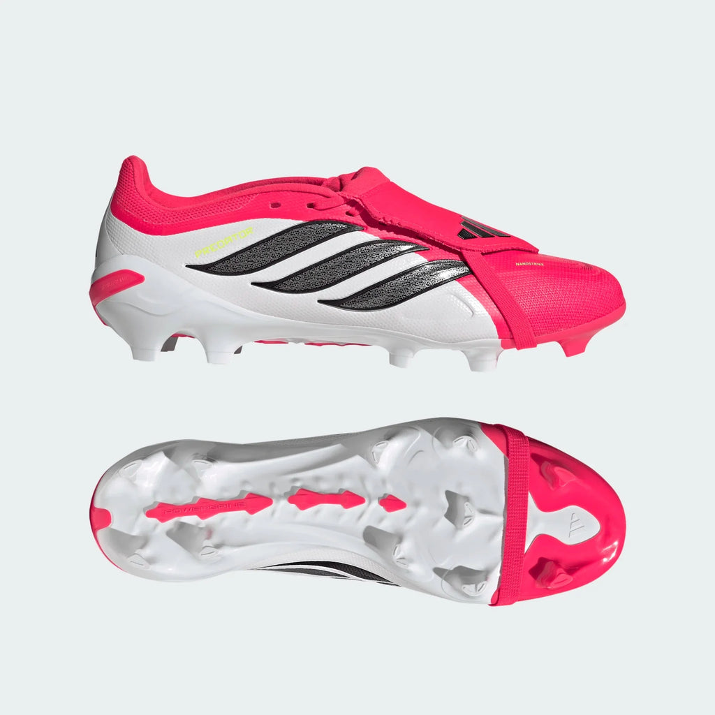 2026 New Arrival adidas Predator League Fold-Over Tongue FG Firm Ground Men´s Soccer Cleats - Lucid Red/Black wholesalehk.shop