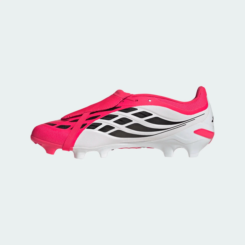 2026 New Arrival adidas Predator League Fold-Over Tongue FG Firm Ground Men´s Soccer Cleats - Lucid Red/Black wholesalehk.shop