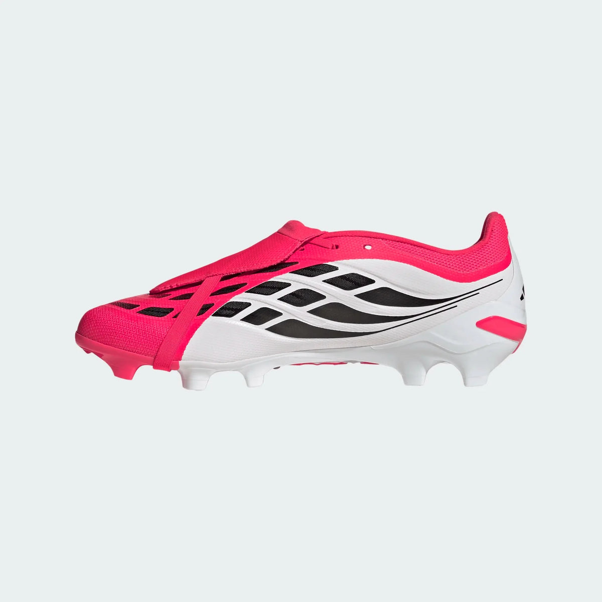 2026 New Arrival adidas Predator League Fold-Over Tongue FG Firm Ground Men´s Soccer Cleats - Lucid Red/Black wholesalehk.shop