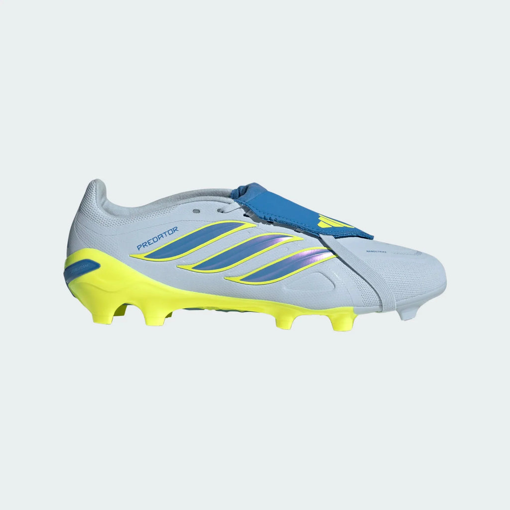 2026 New Arrival adidas Predator League Fold-Over Tongue FG Firm Ground Men's Soccer Cleats - Sky/Blue/Yellow wholesalehk.shop