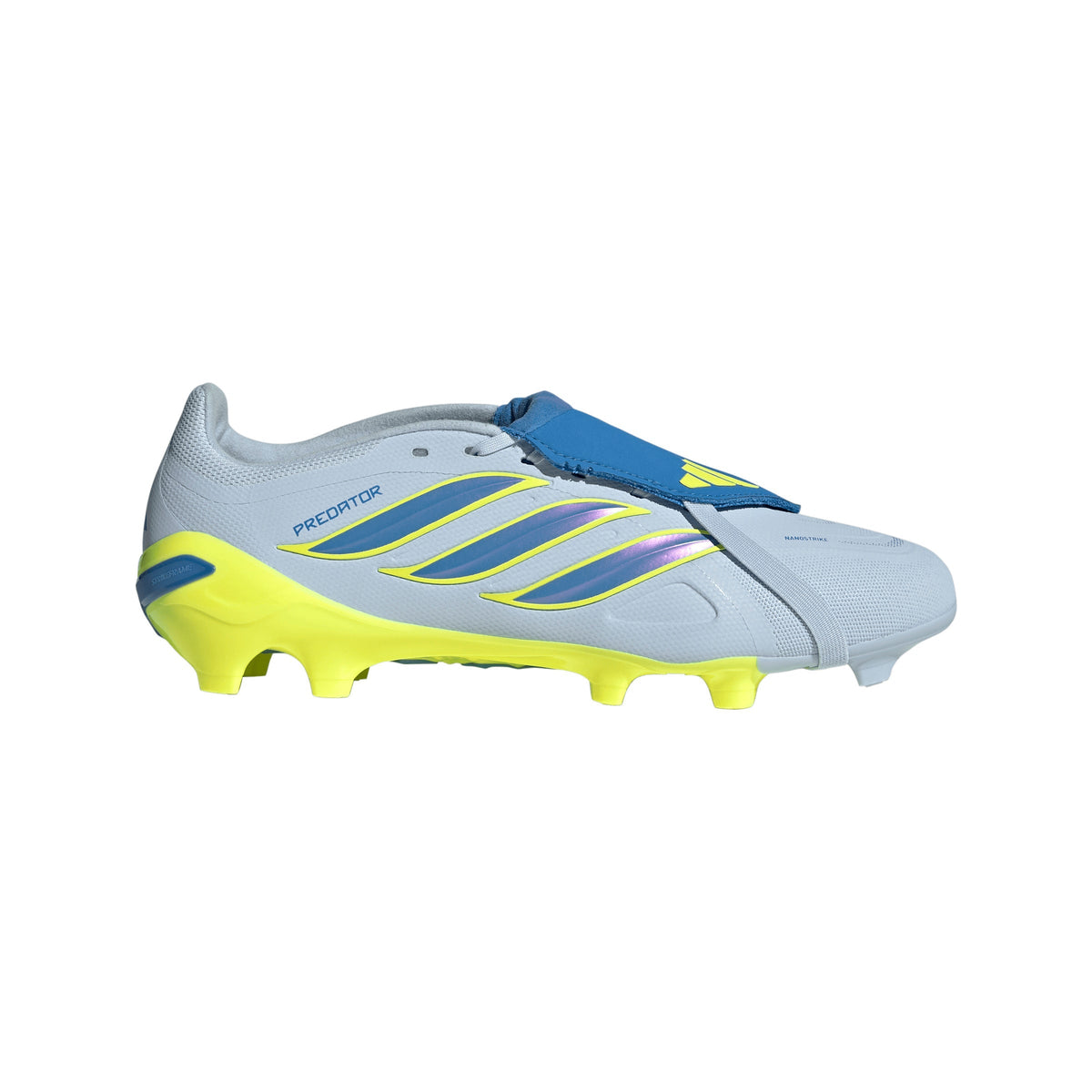 2026 New Arrival adidas Predator League Fold-Over Tongue FG Firm Ground Men's Soccer Cleats - Sky/Blue/Yellow wholesalehk.shop