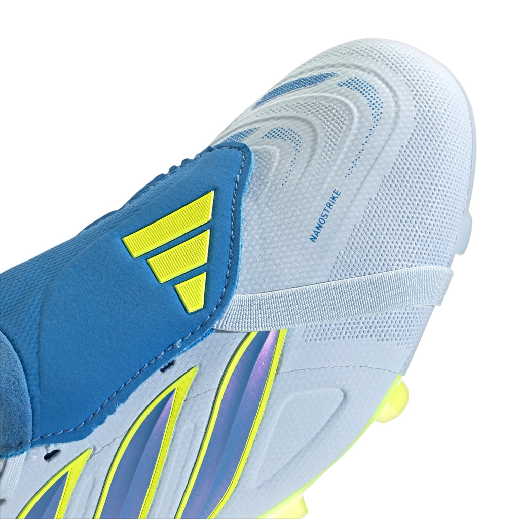 2026 New Arrival adidas Predator League Fold-Over Tongue FG Firm Ground Men's Soccer Cleats - Sky/Blue/Yellow wholesalehk.shop
