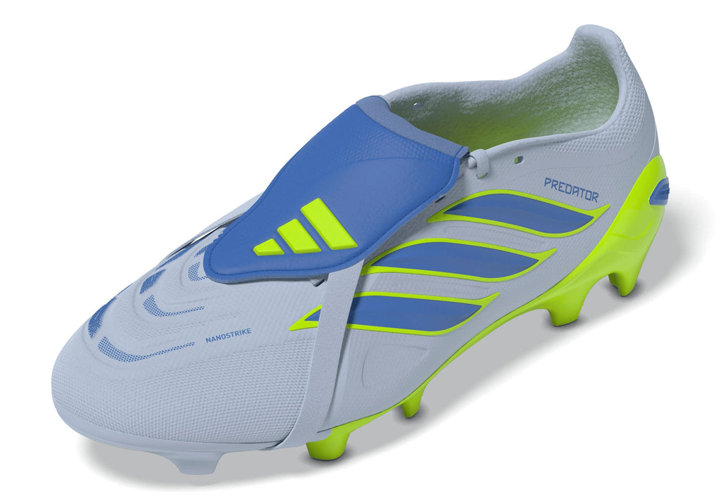 2026 New Arrival adidas Predator League Fold-Over Tongue FG Firm Ground Men's Soccer Cleats - Sky/Blue/Yellow wholesalehk.shop