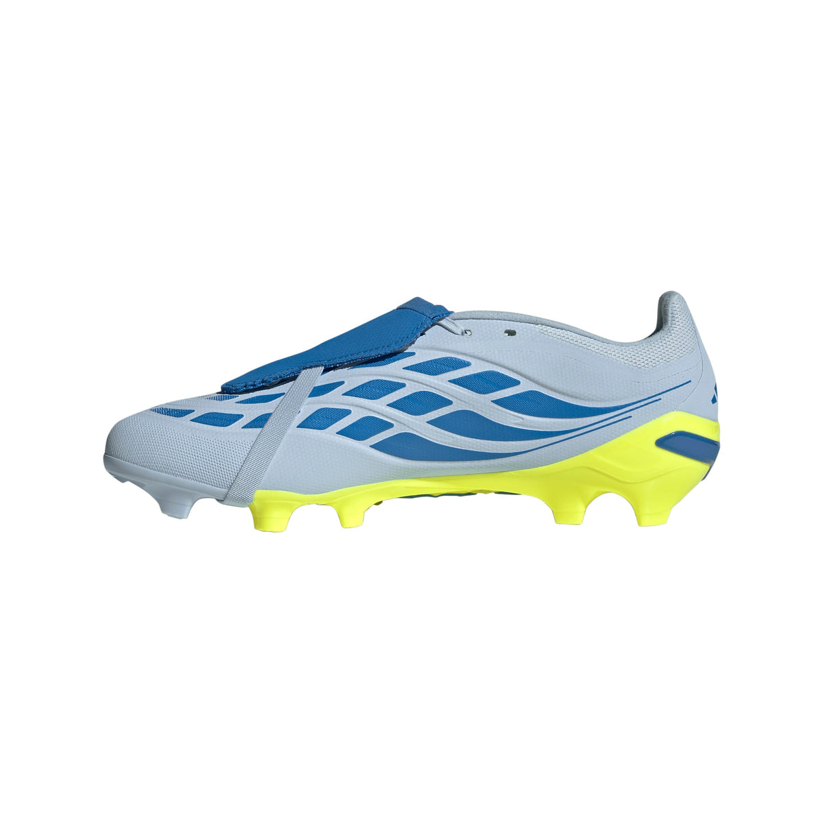 2026 New Arrival adidas Predator League Fold-Over Tongue FG Firm Ground Men's Soccer Cleats - Sky/Blue/Yellow wholesalehk.shop