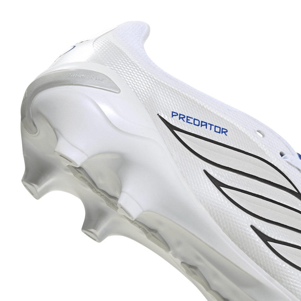 2026 New Arrival adidas Predator League Fold-Over Tongue FG Firm Ground Men's Soccer Cleats - White/Zero Metallic/Blue wholesalehk.shop