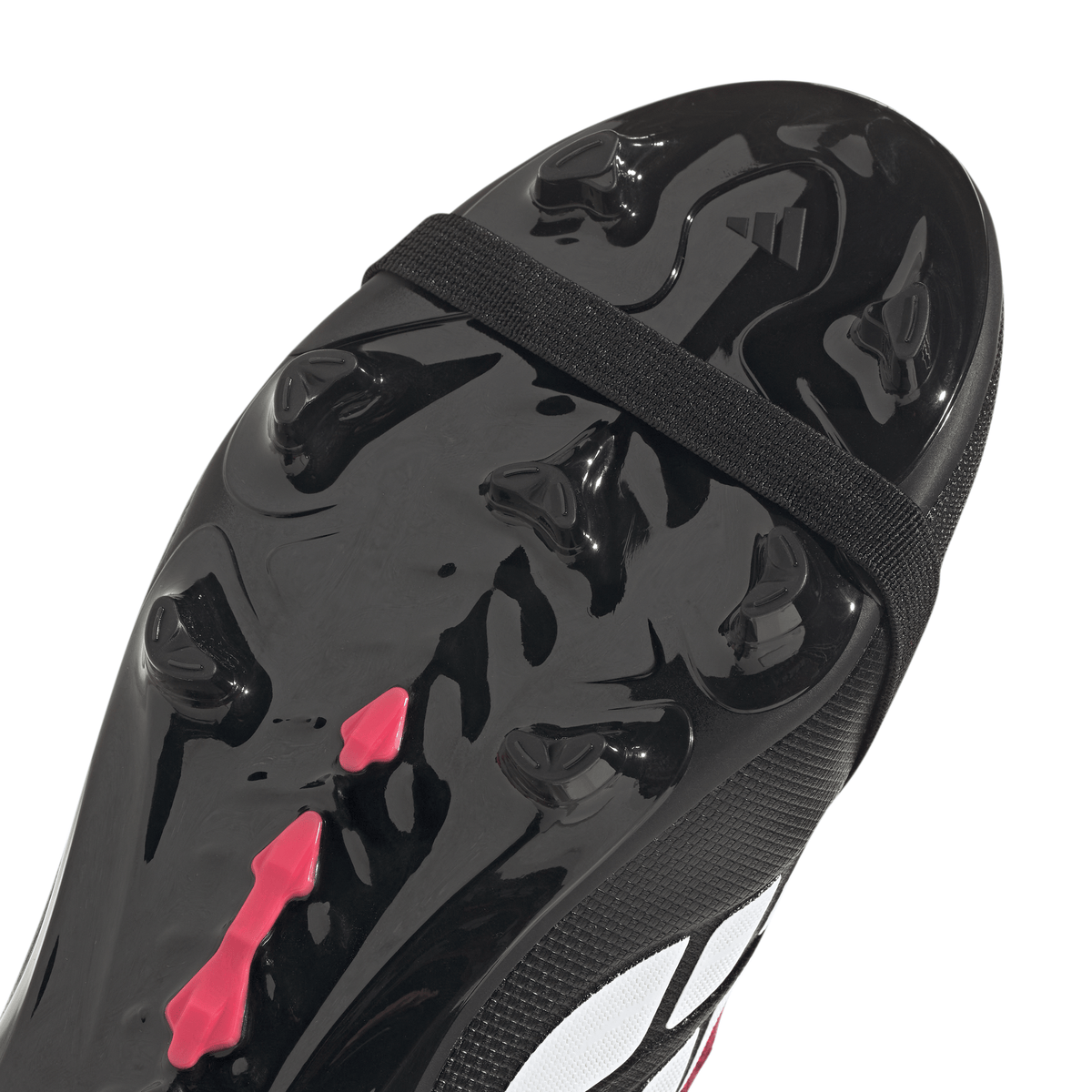 2026 New Arrival adidas Predator League Fold-Over Tongue FG Firm Ground Youth Soccer Cleats - Black/White wholesalehk.shop